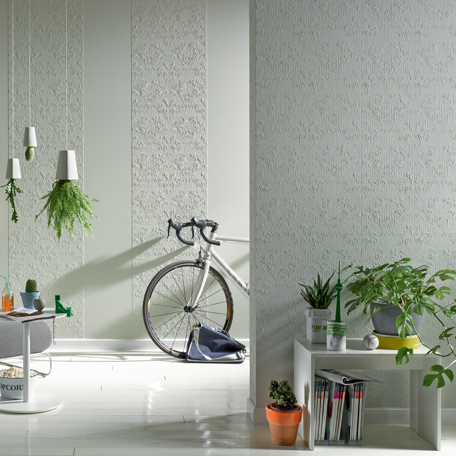 Обои под покраску Anaglypta Supaglypta Charles RD0630 фото в интерьере Обои под покраску Anaglypta Supaglypta Charles RD0630 фото в интерьере